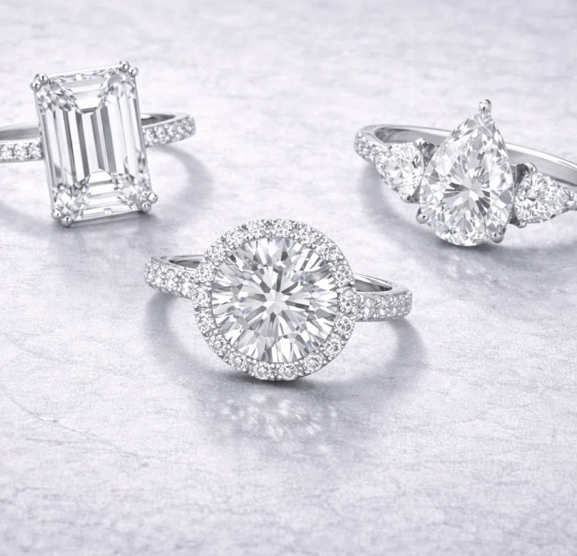 Jewelry Trends 2026 Lab Grown Diamonds Modern fine jewelry trends 2026 featuring lab grown diamonds